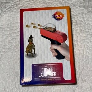 FREE Fun Pet Treat Launcher - Red and Black